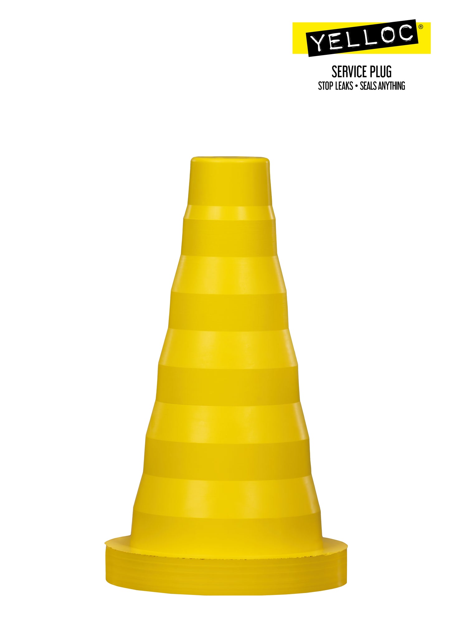 Stor konisk gummiplugg (35–80mm) för läckagestopp inom tung industri och marin.