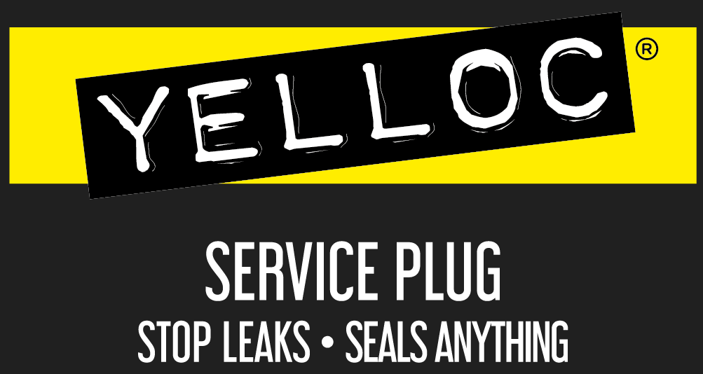 Yelloc Service Plug logo for industrial and hydraulic sealing.